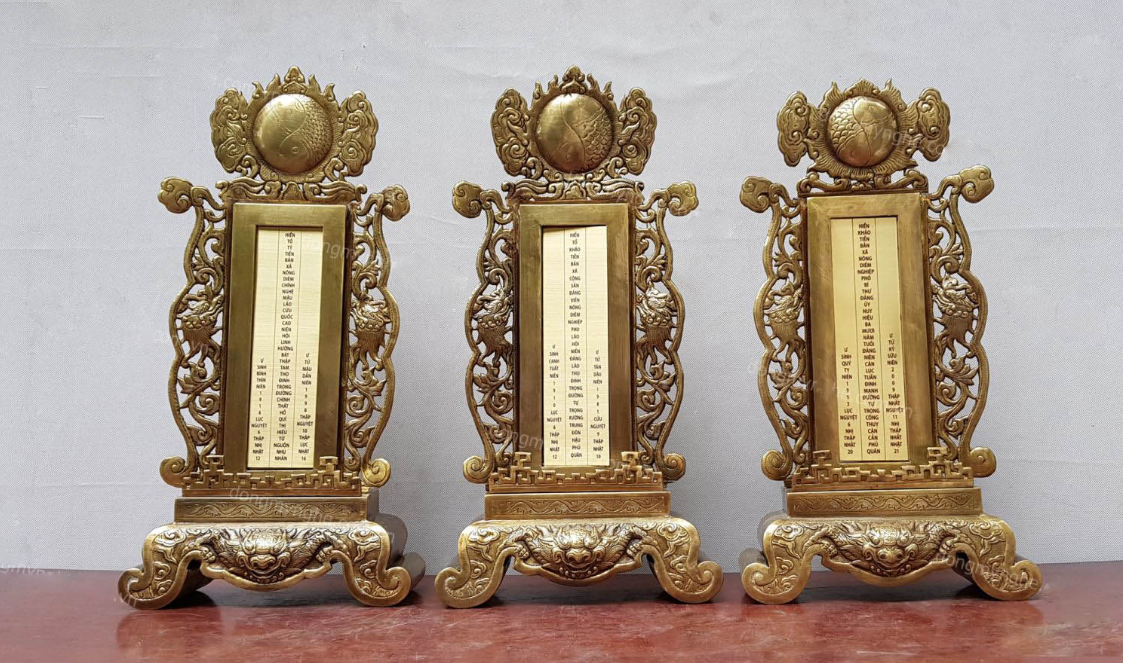 Một số từ thường thấy trên bài vị Thần Tài